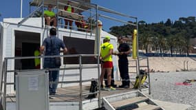 Les deux secouristes ont été agressés sur la plage des Ponchettes.