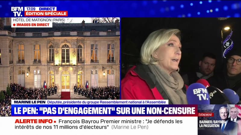 François Bayrou à Matignon: le Rassemblement national garde 