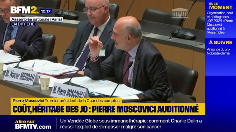 Jeux de Paris 2024: Pierre Moscovici pointe un manque d'anticipation des dépenses de sécurité