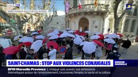 Saint-Chamas : 200 personnes marchent contre les violences conjugales