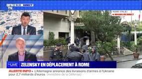 Zelensky en déplacement à Rome - 13/05