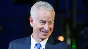 John McEnroe, lors de la cérémonie d'ouverture de l'US Open, en 2014