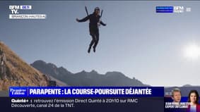 Le parapentiste freestyle français, Baptiste Chandelier, nous propose une folle poursuite... en parapente