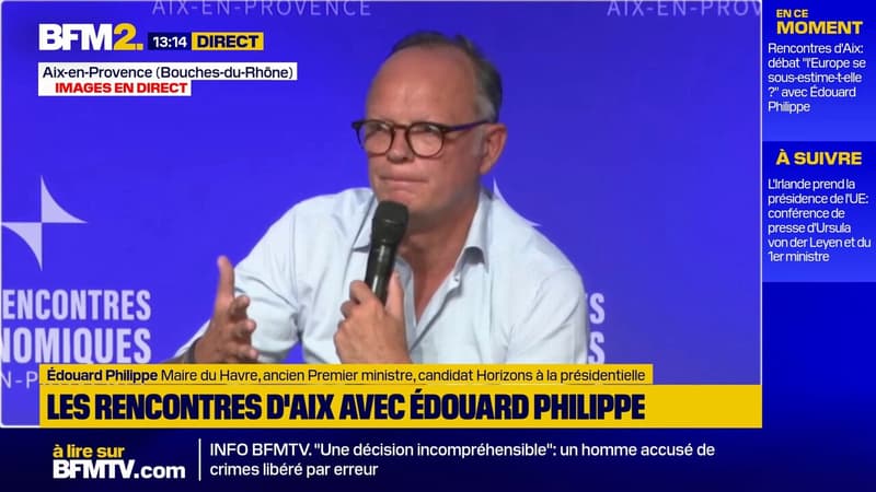 "Il faut qu'on impose à nos partenaires de produire en Europe, s'ils veulent accéder au marché européen", défend Édouard Philippe