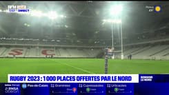 Rugby 2023: 1000 places offertes par le Nord