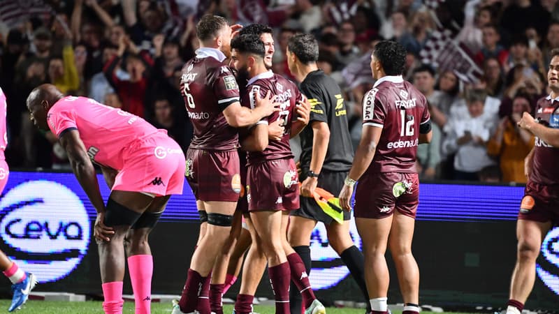 UBB-Stade Français: l'Union Bordeaux-Bègles s'impose pour son match d'ouverture mais perd le bonus sur le gong