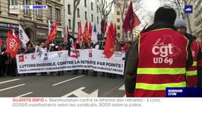 Lyon: 20 000 personnes dans les rues selon les syndicats 9 000 selon la police