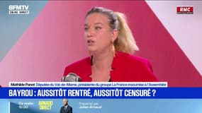 Motion de censure: "Nous aurons des alliés", estime Mathilde Panot (LFI)