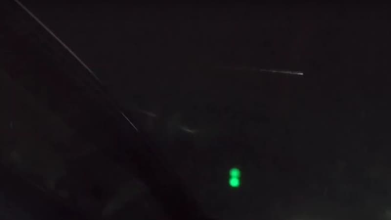 Le météore observé dimanche 8 septembre 2019.