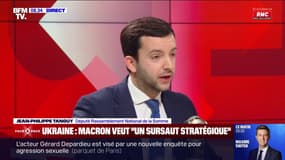 Troupes en Ukraine: "Où Emmanuel Macron veut emmener la France et l'Otan?" questionne Jean-Philippe Tanguy (RN)