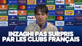 Ligue des champions : Inzaghi (Inter) pas surpris par les résultats des clubs français