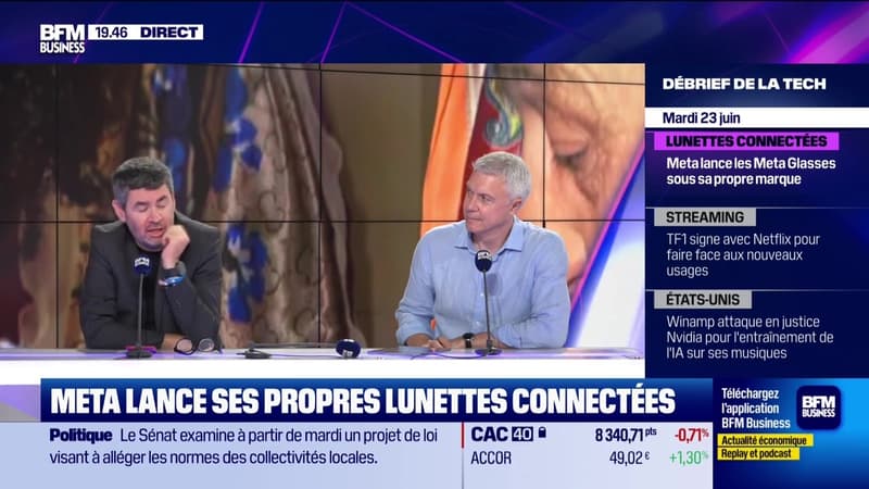 Meta lance ses propres lunettes connectées - 23/06