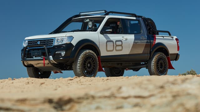 En Afrique, le groupe PSA commercialise déjà un pick-up sous la marque Peugeot. (image d'illustration)