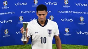 Jude Bellingham homme du match de l'Angleterre en huitième de finale de l'Euro, 30 juin 2024