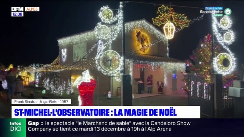 La passion de noël partagée à la maison illuminée de St-Michel-L'Observatoire