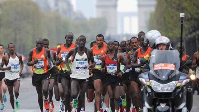Le marathon de Paris