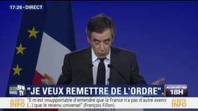 Fillon : "Macron c’est le sortant, c’est le bilan de Hollande. Macron c’est le prototype des élites"