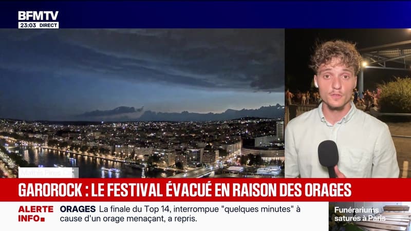 Garorock : le festival évacué en raison des orages - 27/06