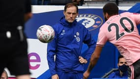 Thomas Tuchel lors de Chelsea-Sheffield en FA Cup