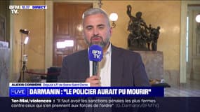 Alexis Corbière: "J'ai une pensée pour le policier blessé, je dénonce toutes les violences"