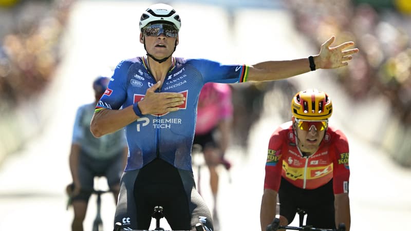 Mathieu van der Poel remporte la 9e etape du Tour de France le 12 juillet 2026 2319112