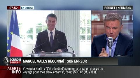Brunet & Neumann: Voyage à Berlin: Manuel Valls va rembourser les billets de ses enfants - 11/06
