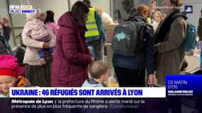 Guerre en Ukraine: 46 Ukrainiens arrivés à Lyon