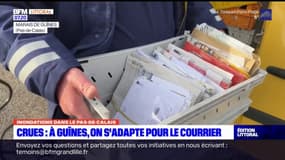 Inondations dans le Pas-de-Calais: la distribution du courrier s'organise à Guînes