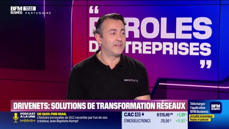 Jade Mansour (DriveNets) : DriveNets, solutions de transformation réseaux - 21/02