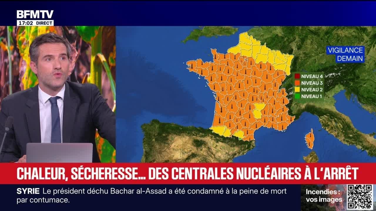Marschall Truchot : Chaleur, sécheresse… des centrales nucléaires à l’arrêt - 11/08