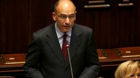 Enrico Letta a tenu son premier discours devant le Parlement italien, lundi 29 avril.