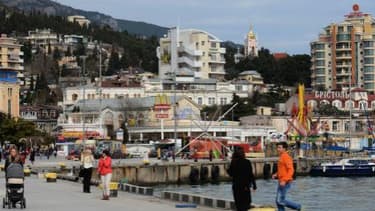 La ville de Yalta, en Crimée.