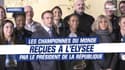 Handball : les Bleues championnes du monde reçues à L'Élysée par le président de la République