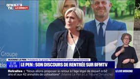 Marine Le Pen se réjouit "du brillant succès des Jeux olympiques" 