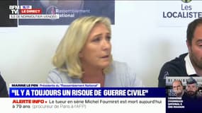 Deuxième tribune des militaires: selon Marine Le Pen, "il n'y a aucun appel à l'insurrection"