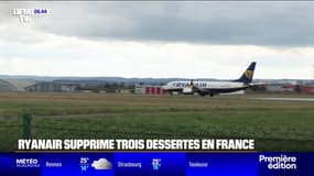 Ryanair supprime trois dessertes dans l'Hexagone