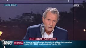 Homophobie dans les stades: échange très tendu entre un supporter et Jean-Jacques Bourdin