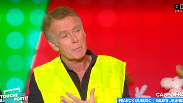 Franck Dubosc sur le plateau de TPMP, le 10 décembre 2018.