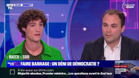 LE MATCH DU SOIR - Pablo Pillaud-Vivien: "67% des Français n'ont pas voté pour le RN. Il n'y a pas de majorité dans ce pays en faveur du RN"