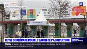 Paris: le 15e arrondissement se prépare pour le salon de l'Agriculture