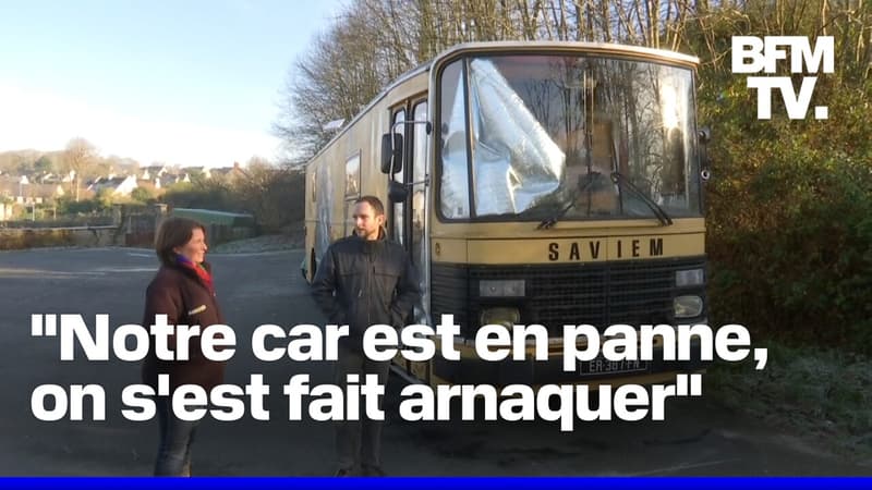 Une famille vend sa maison pour un tour d'Europe en bus...mais tombe en panne au bout de 4 heures