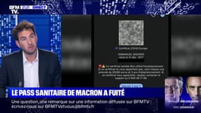 Le QR code du pass sanitaire d'Emmanuel Macron a fuité en ligne