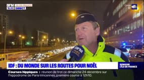 Île-de-France: du monde sur les routes pour Noël