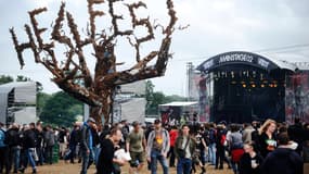 Le festival de métal Hellfest, le 22 juin 2013 à Clisson (Loire-Atlantique).