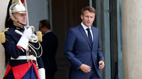 Le président français Emmanuel Macron au Palais de l'Elysée, à Paris, le 1er septembre 2022