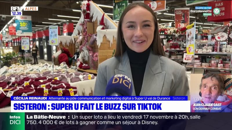 Sisteron: le magasin Super U fait le buzz sur le réseau social Tiktok