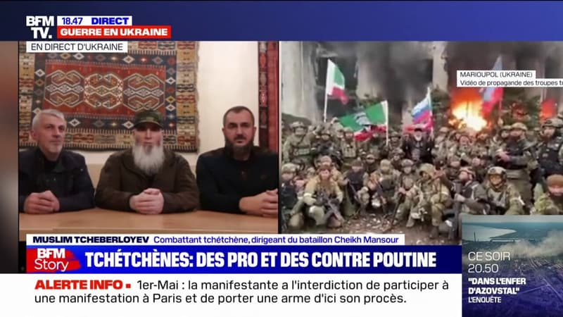 Ukraine: pour le dirigeant du bataillon Cheikh Mansour, les Tchétchènes qui ont rejoint la Russie sont 