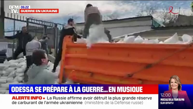 Comment les habitants d'Odessa se prépare à la guerre... en musique