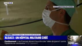 Ce médecin militaire raconte comment l'armée va soutenir les hôpitaux en Alsace