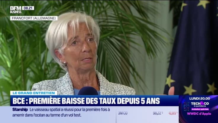 BCE: première baisse des taux depuis 5 ans